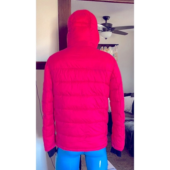 NWT Men’s Calvin Klein Neon Raspberry/Pink Puffer Jacket Coat S - Picture 3 of 10